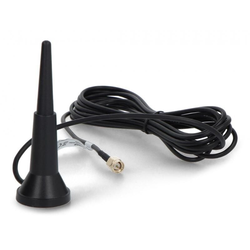 4G LTE-antenne 5dBi med magnetfot og SMA-hann