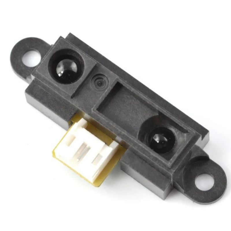 Sharp analog avstandssensor 10–80 cm, hinderdeteksjon