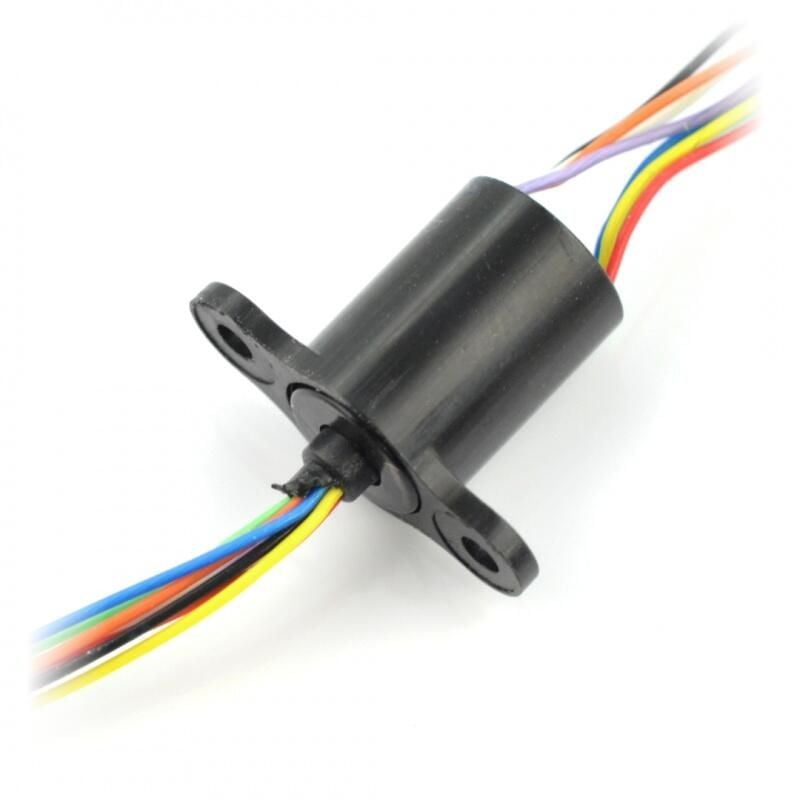 Slepering med 8 ledere, 2 A og 8,5 mm for roterende systemer