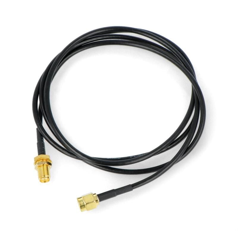 SMA-antennekabel 1 m hann-hunn RG-174 50Ω