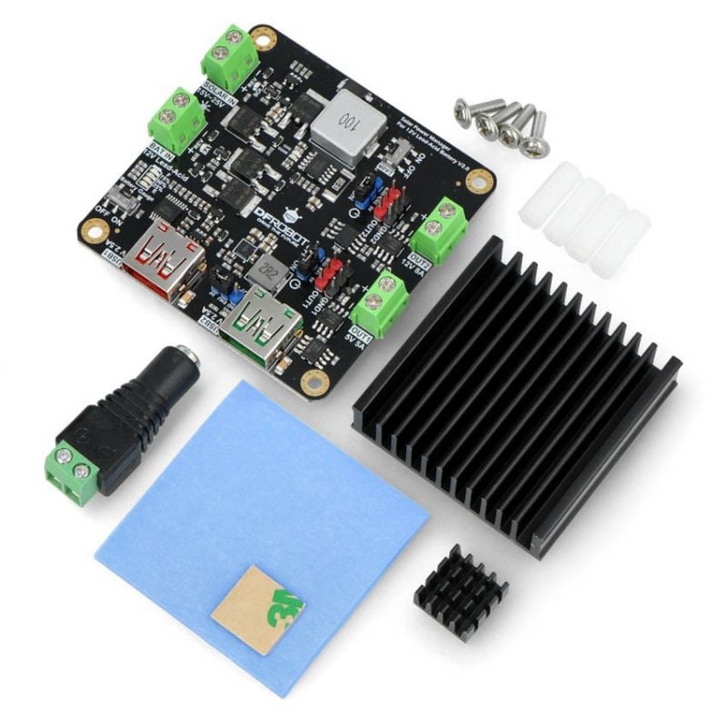 Solenergikontroller for 12V blybatteri, ladekontroller for solcellepaneler