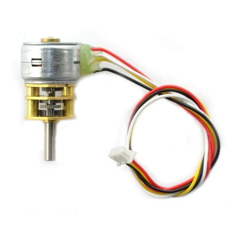 Stegmotor med metallgirkasse 100:1, 12 V, 0,6 kg·cm, ø3 mm aksel