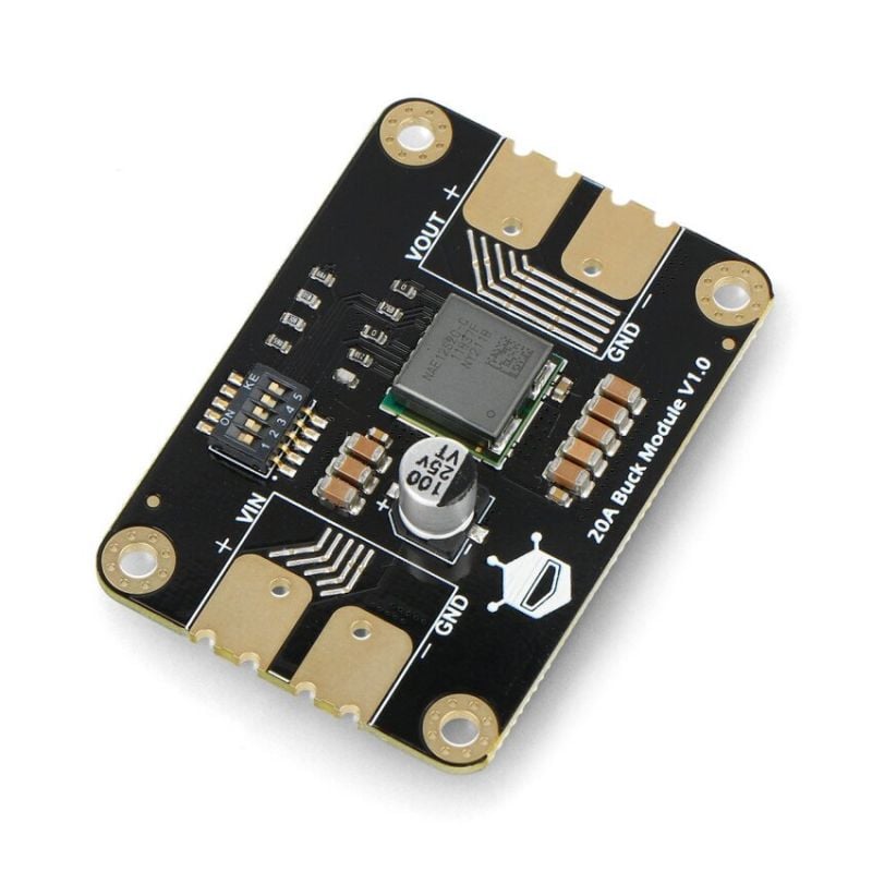 Step-down omformer 18A 60W justerbar spenningsregulator 0,6–5,1V