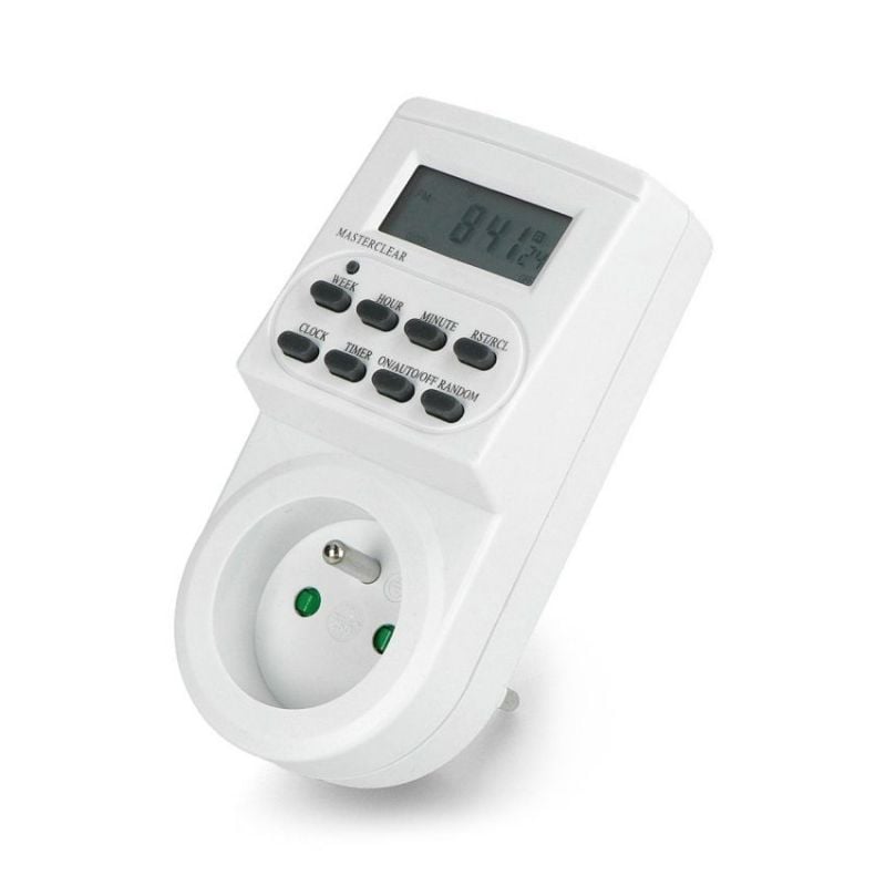 Tidsprogrammerer med digital styring 230V 3600W, timer