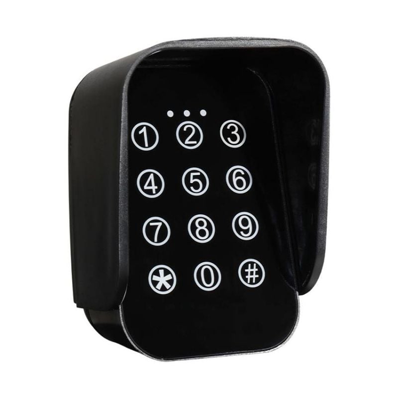 Trådløst tastatur til port, vanntett og batteridrevet, 433Mhz