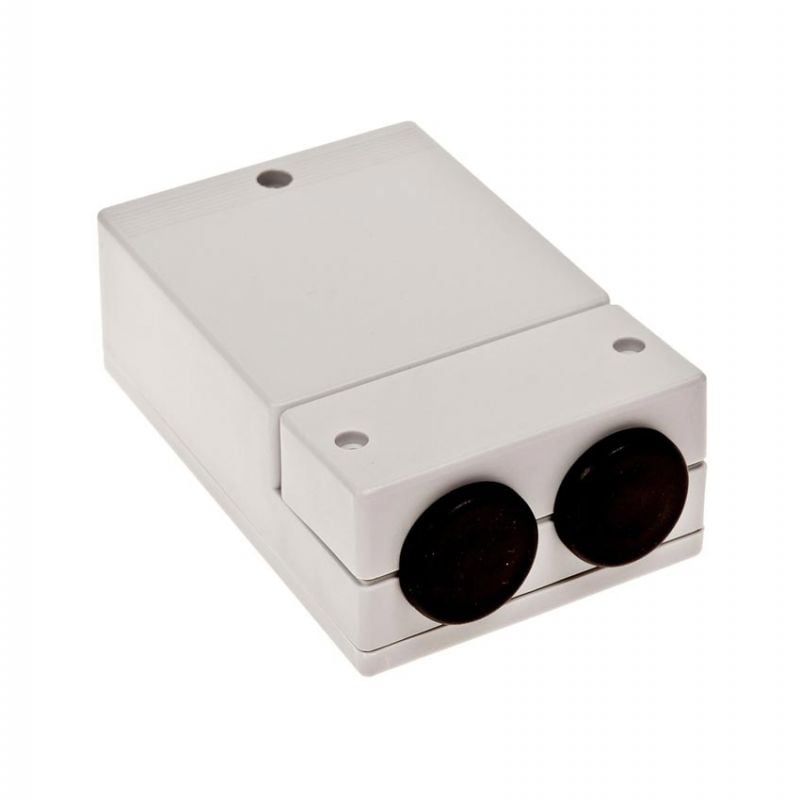 Universal elboks 120x80x43mm - plastkapsling med skruer