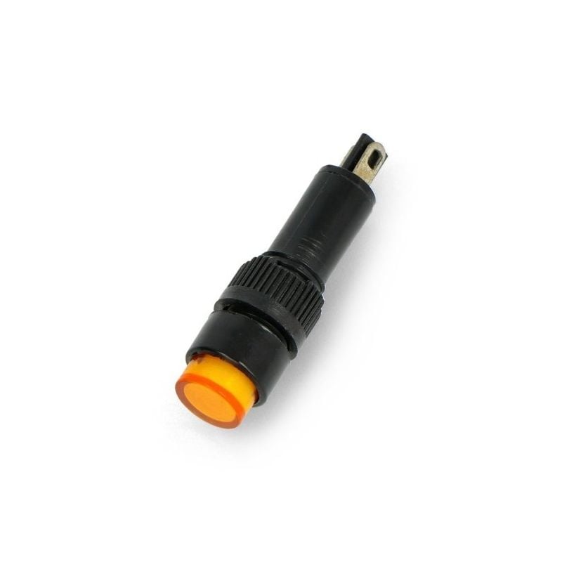 Kontrollampe 230V AC 8mm gul