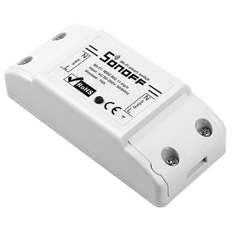 Sonoff BASIC R2 Wi-Fi smart bryter, 10A, Android, iOS