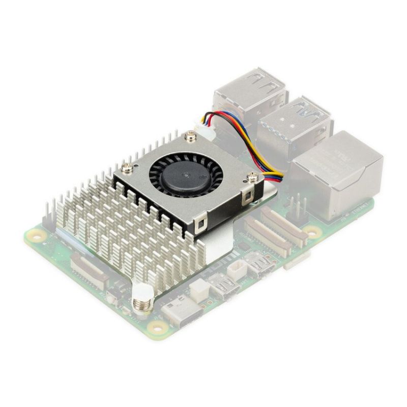 Raspberry Pi Active Cooler, radiator og vifte for Raspberry Pi 5