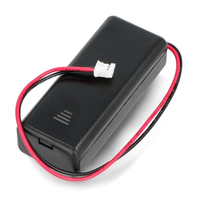 Batteriholder 2×AAA med bryter og JST-kontakt for micro:bit