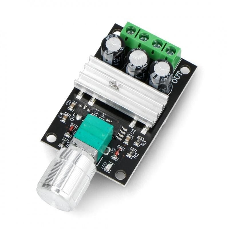 DC-motorstyring 28V 3A med PWM og hastighetskontroll