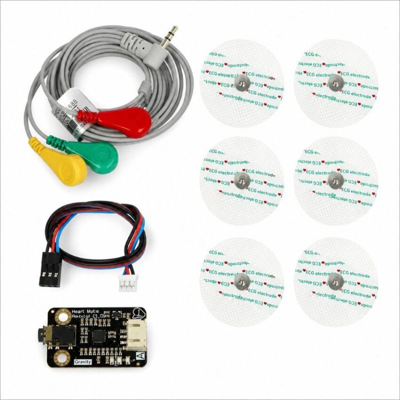 Analog EKG-sensor for Arduino, AD8232 og pulsmåling