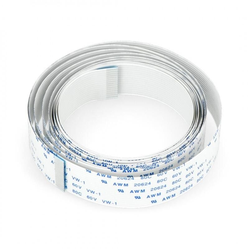 Kamerakabel Raspberry Pi 200cm, 15 ledere, 1mm deling
