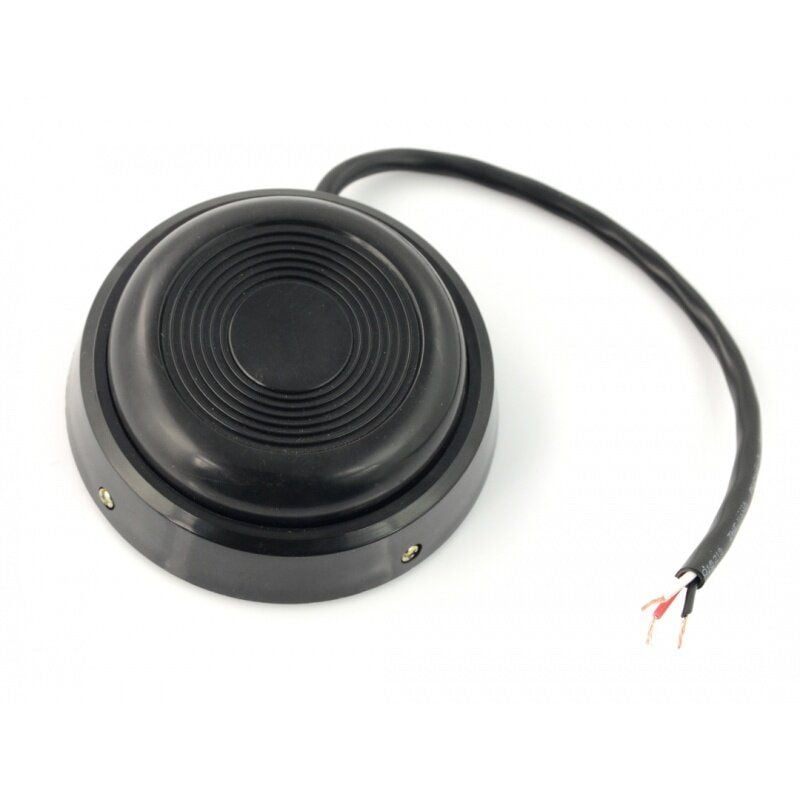 Fotbryter 100mm monostabil - 250V 10A - rund fotpedal