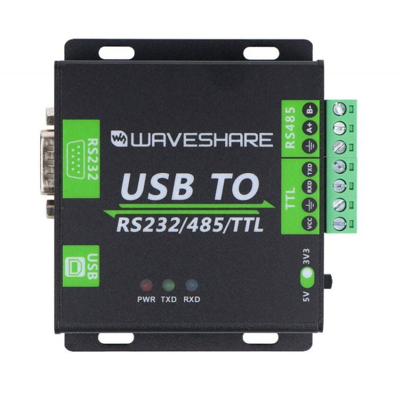USB til RS232/RS485/UART-konverter med FT232RL – industriell kvalitet