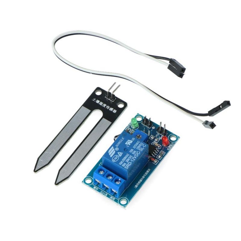 Fuktighetssensor med 12V rele, automatisk vanningsstyring