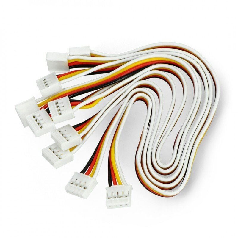Grove-kabler 4-pin 20 cm, sett med 5 stk