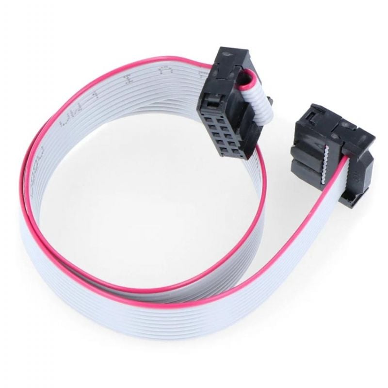 IDC 10-pin hunn-hunn kabel 30cm, flatbåndkabel for elektronikk