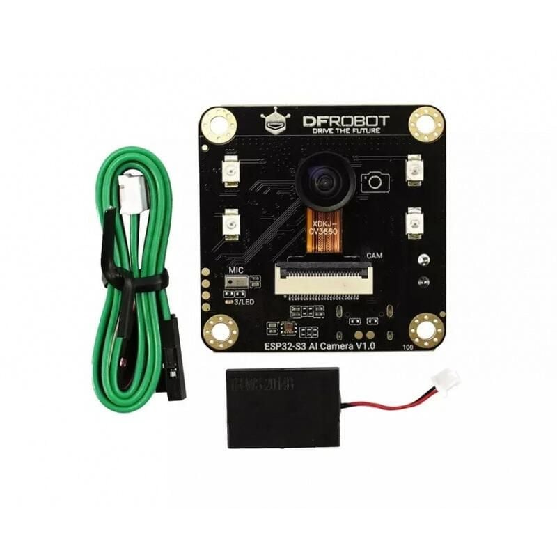 AI-kameramodul ESP32-S3, OV3660 2MPx og WiFi