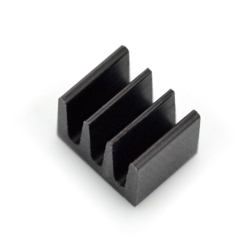 Kompakt kjøleribbe 6,5x6,5x5 mm, aluminium