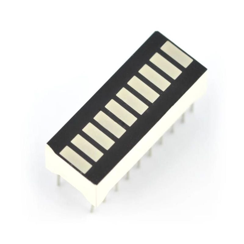 LED linjal 10 segmenter grønn modul