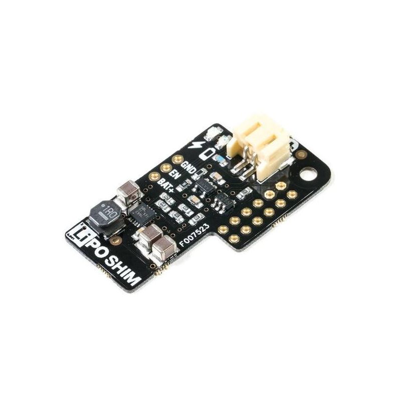 LiPo SHIM-strømforsyningskort med JST-kontakt og GPIO-pinner