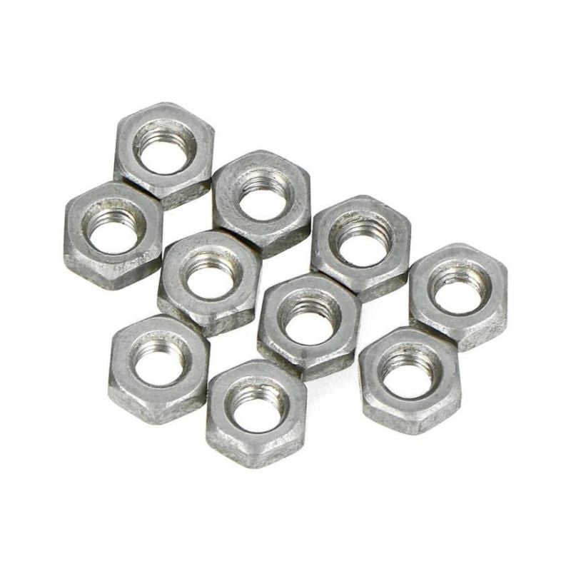 M3-muttere metall, 10 stk