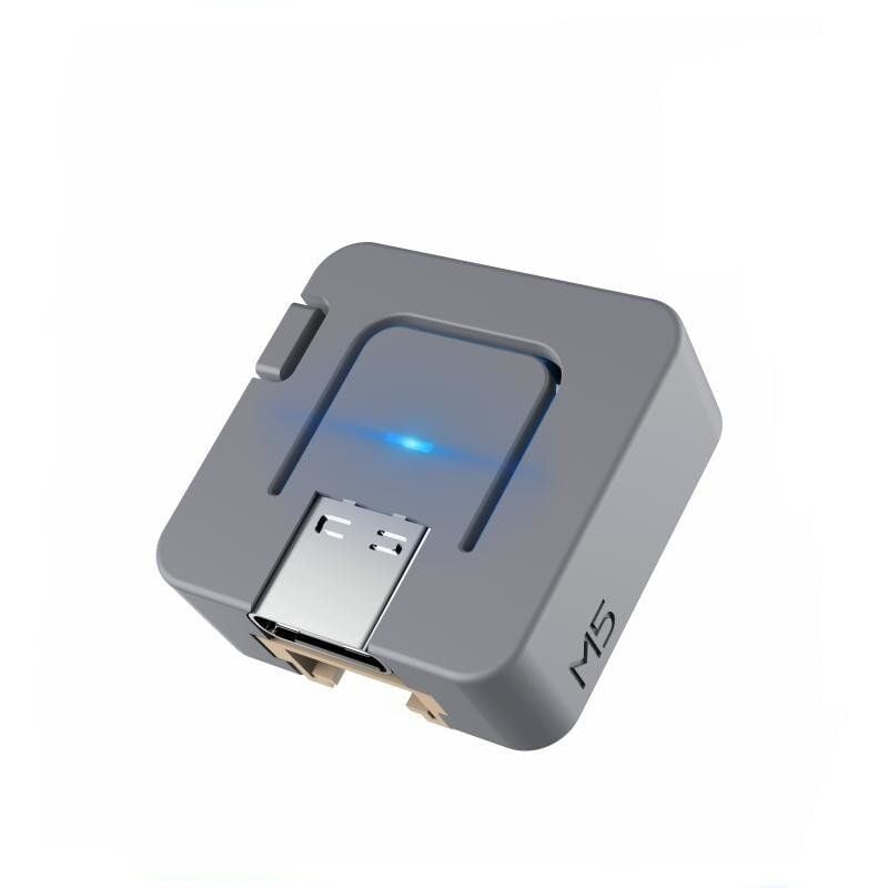 M5Atom Lite, kompakt ESP32 utviklingsmodul med programmerbar knapp