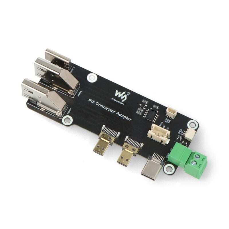 MicroHDMI til HDMI-adapterkort for Raspberry Pi 5 og 4B