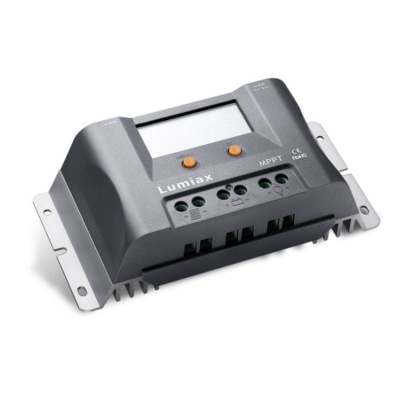 MPPT-laderegulator 10A for 12V solcellesystem