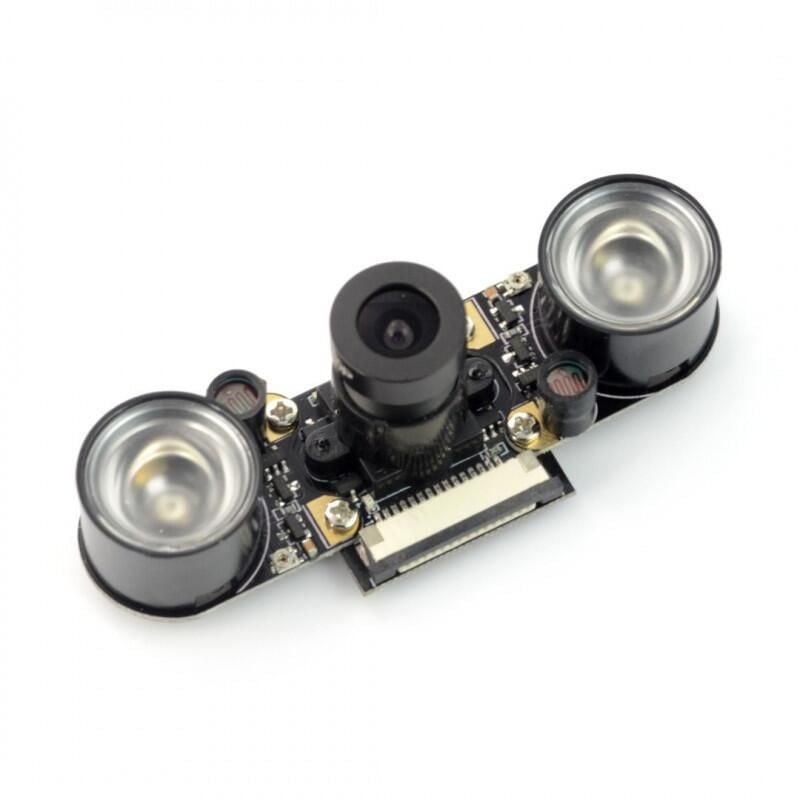 Nattkamera til Raspberry Pi, 5 MP, OV5647, 1080p, IR 850 nm