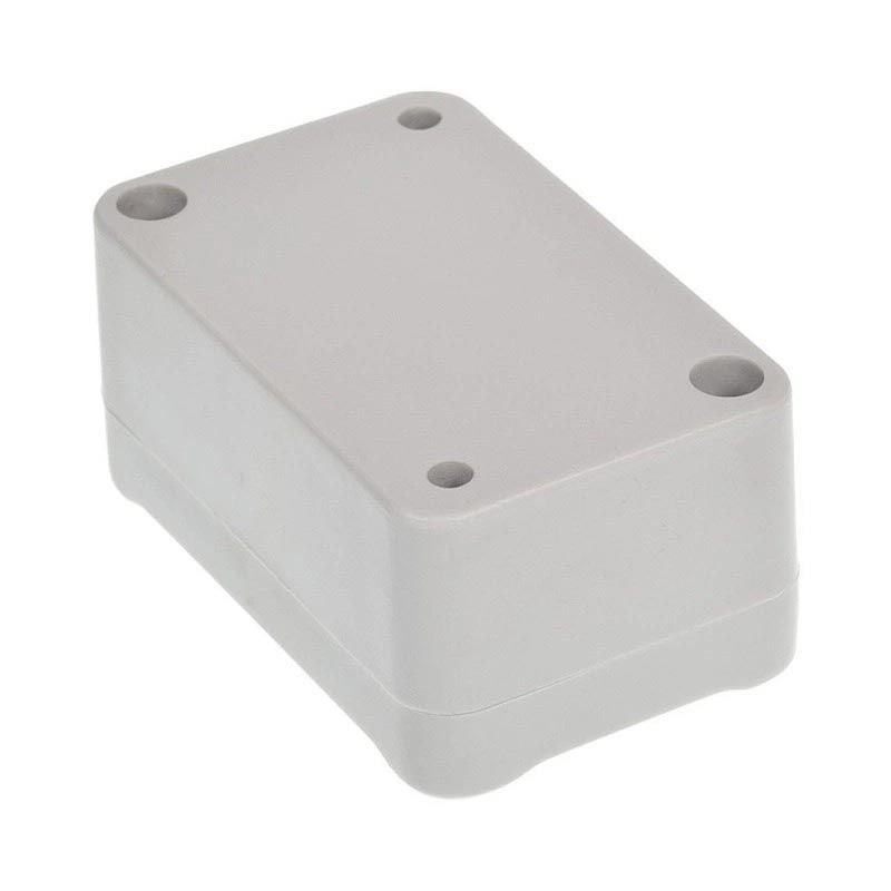 Plastkapsling 64×40×30 mm, lys grå for elektronikk