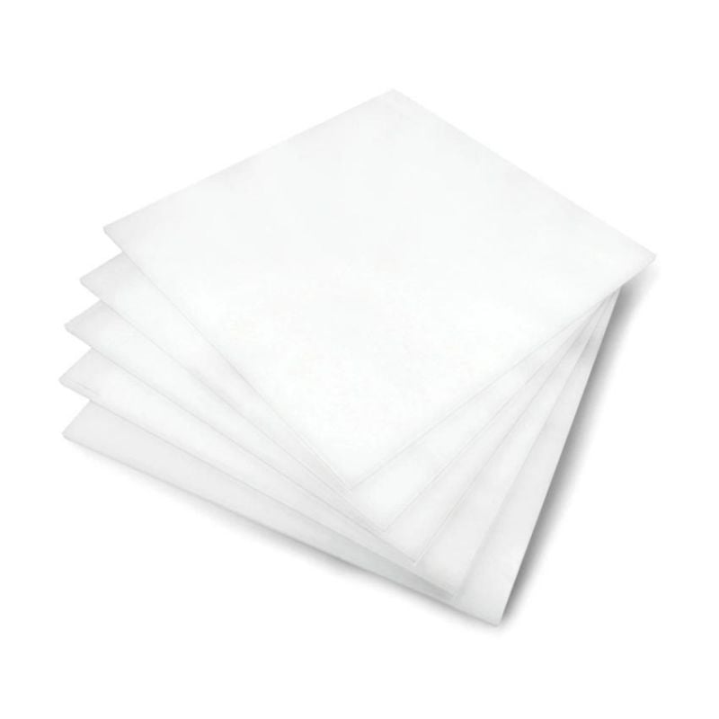 Plexiglass melkefarget 5mm, 200×200mm, 5 stk