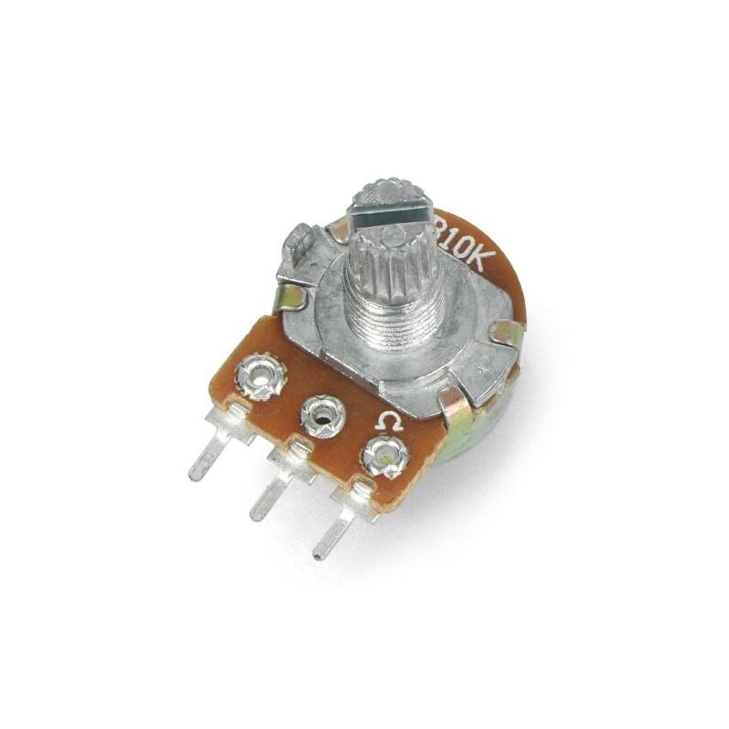 Roterende potensiometer 10kΩ lineær 1/8W