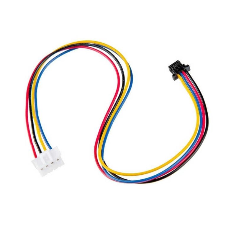Qwiic-til-Gravity-adapterkabel med hvit og svart JST-kontakt