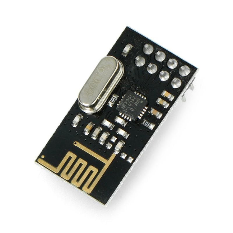 Radiomodul nRF24L01+ 2,4 GHz med SPI og innebygd antenne