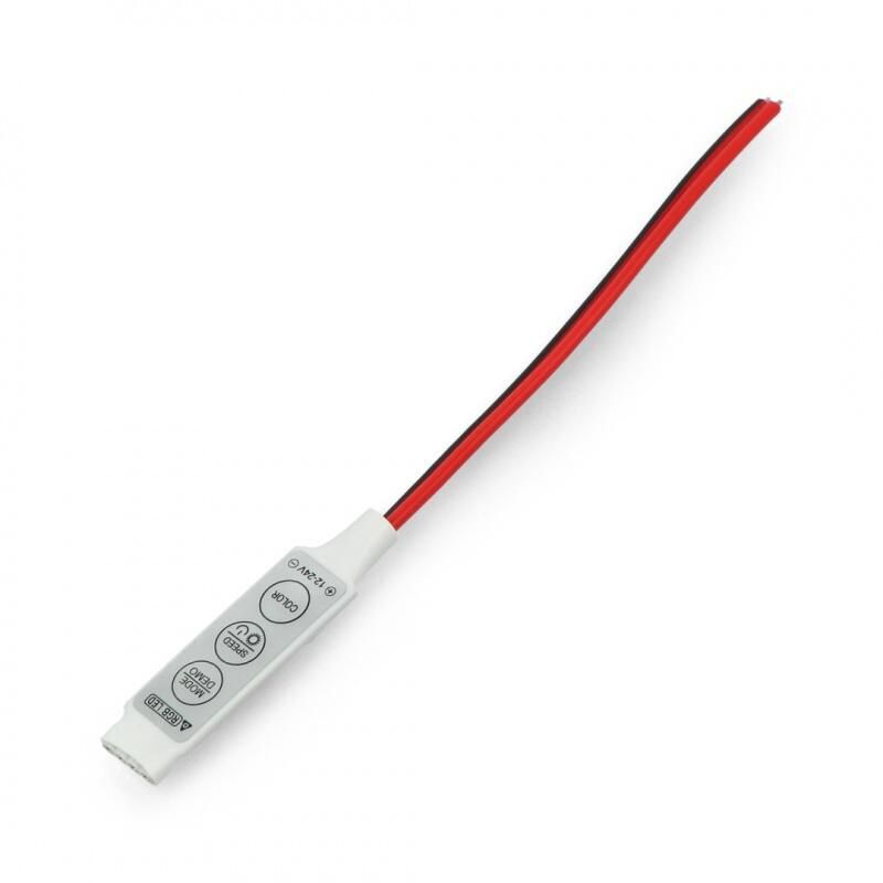 RGB LED-strips styreenhet, driver 12–24V, 3 kanaler, 72W