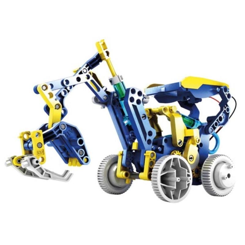 Robotbyggesett 12-i-1 design - drevet av solenergi