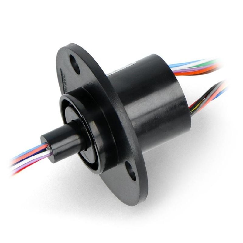 Roterende slepering med 12 ledere (2A, 22 mm) – for signal- og strømoverføring