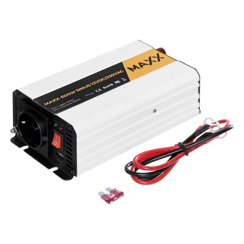 Spenningsomformer 12V til 230V - 300W/600W