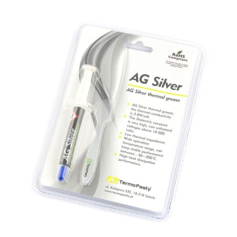AG Silver thermal paste 3g - kjølepasta
