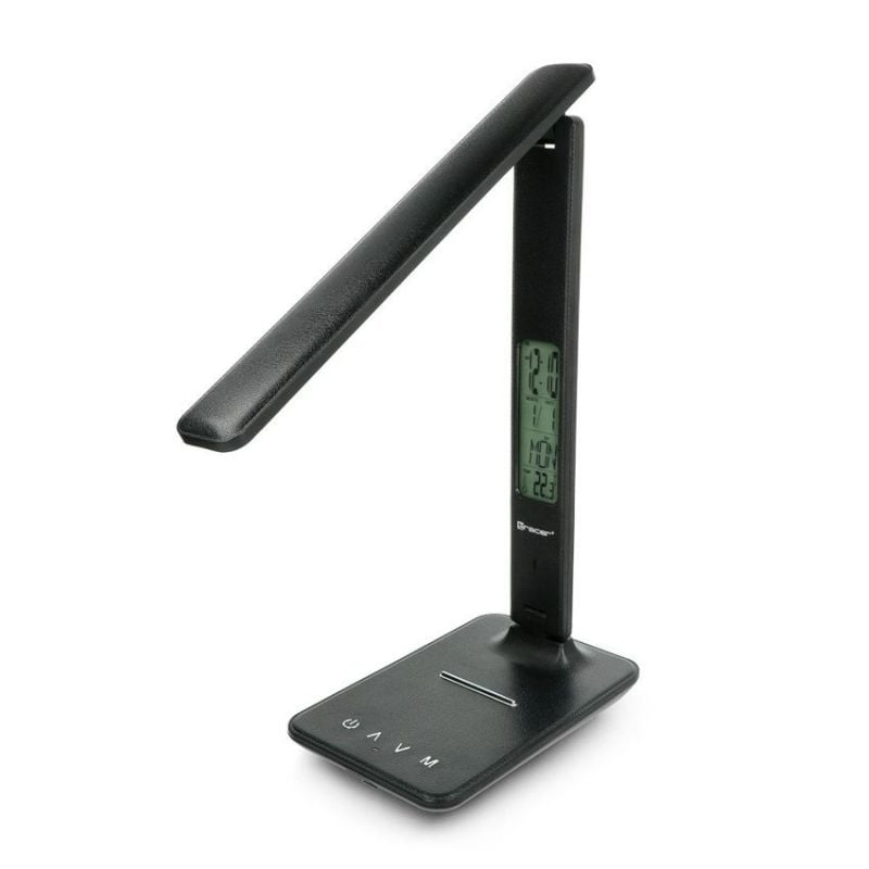 Tracer Noir LED kontorlampe med LCD-skjerm i sort utførelse