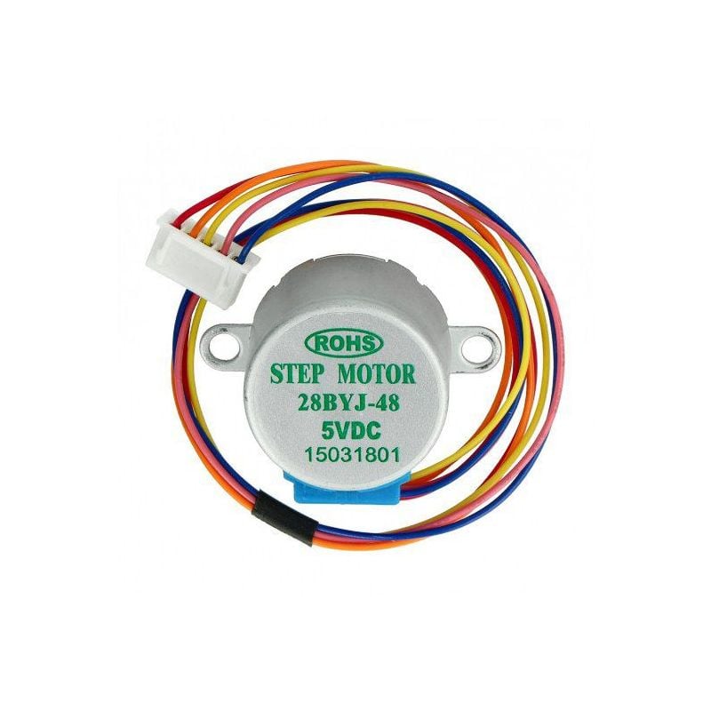 Unipolar trinnmotor med dedikert driver og girkasse 64:1 - 5V/0,1A/0,03Nm