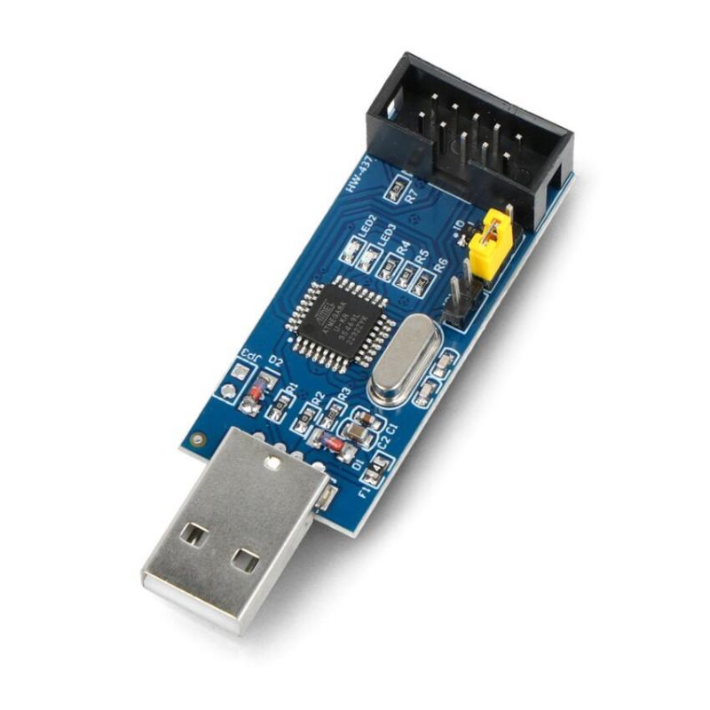 Programmer for AVR og MCS-51, 3,3 V / 5 V, ISP, med IDC-kabel