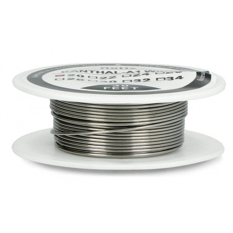 Motstandstråd 0,81 mm, 2,85 Ω/m 9,1m for varmeelementer og kutting