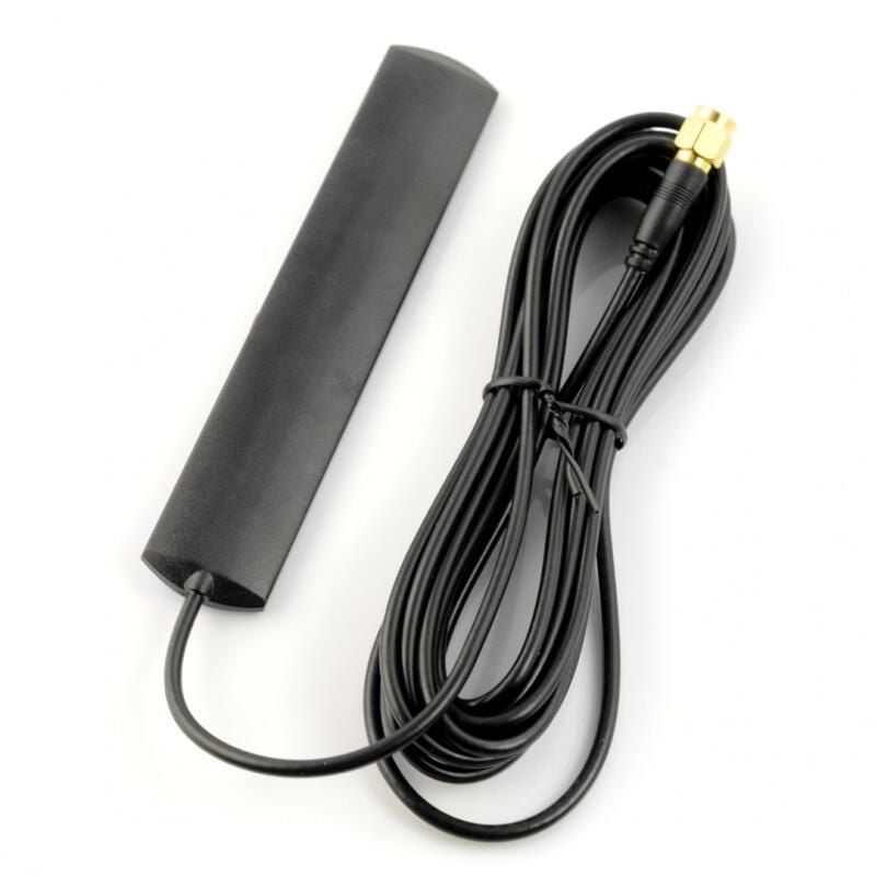 WiFi-antenne 3 dB, SMA-hann, selvklebende, 2,4 GHz