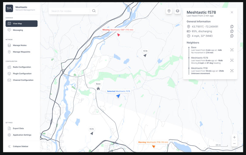 Meshtastic App og software - SenseCAP Indicator