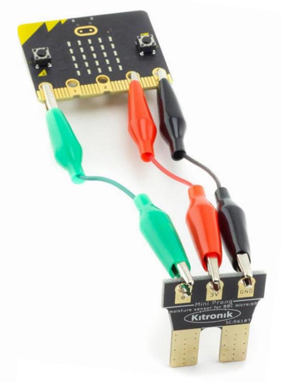 Tilkobling av jordfuktighetssensor til BBC micro:bit