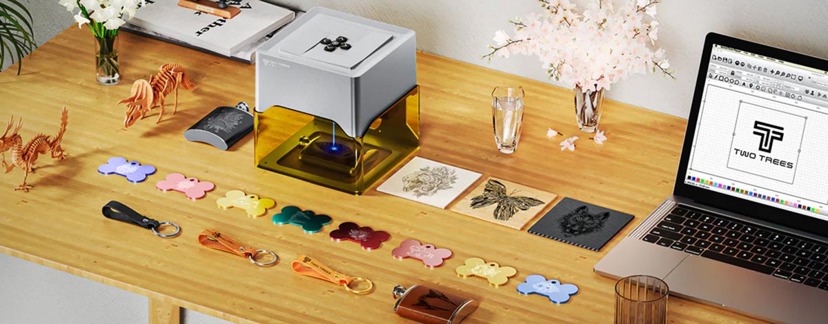 Two Trees TS1 Mini &ndash; avansert lasergraver for kreative detaljer