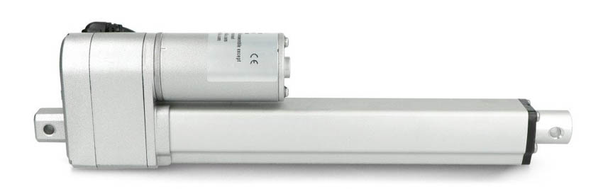 Elektrisk aktuator LA10P 500N 13 mm/sek 12 V med potensiometer - 15 cm forlengelse.